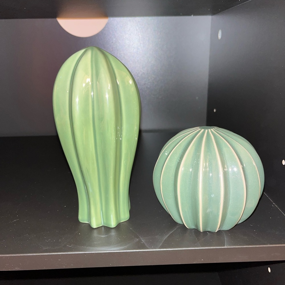 NWoT Cactus Porcelain Figurines 🌵